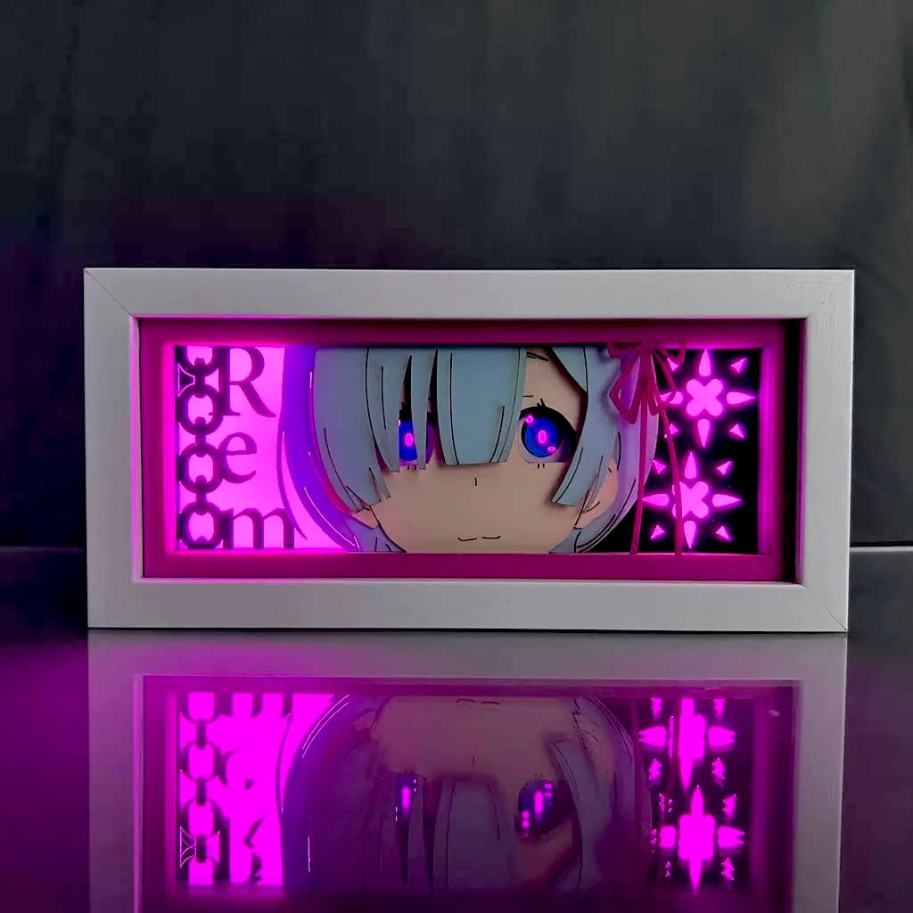 Re Zero Rem light box