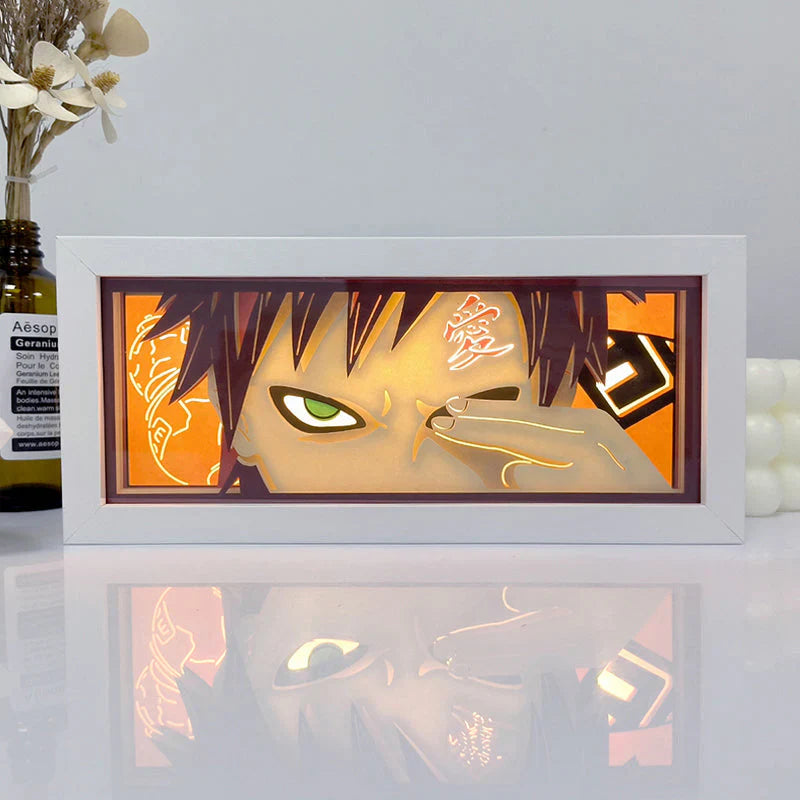 Naruto Gaara Sand Eyes Light Box